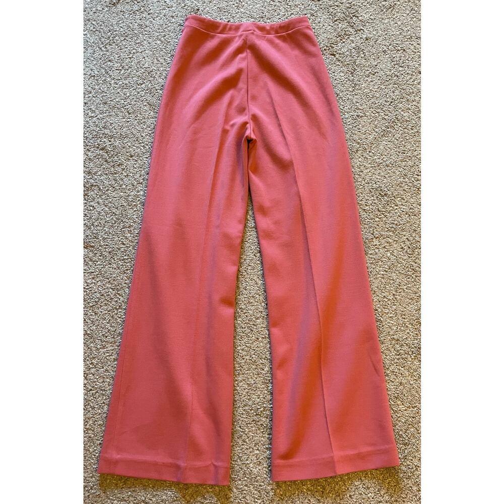 Vintage Womens 2-piece Set Button Shirt Pants Sz Small Classic 80s Travel Office - Picture 10 of 12